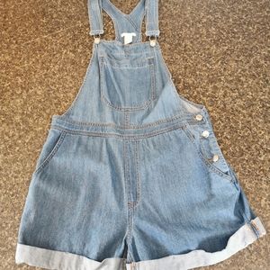 H&M Soft Denim Romper Overalls